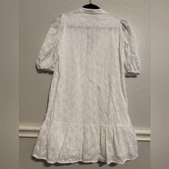 MINKPINK-Revolve White Sadie Broidery Mini Dress size XS - Picture 6 of 11